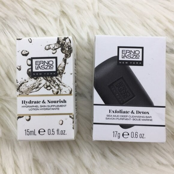 Erno Laszlo Other - Erno Laszlo Hydraphel Skin Supplement & Black Sea Mud Deep Cleansing Bar Travel